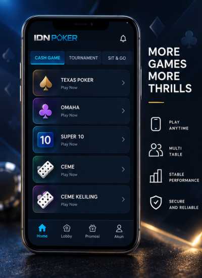 IDN Poker App Mobile